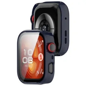Hurtownia GSM - Etui ze szkłem do zegarka Bizon Case+Glass Watch do Huawei Watch Fit 4 Pro niebieskie - BIZ9475 - {ean13} - Hurt