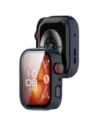 Etui ze szkłem do zegarka Bizon Case+Glass Watch do Huawei Watch Fit 4 Pro niebieskie
