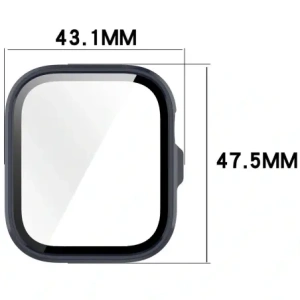 Hurtownia GSM - Etui ze szkłem do zegarka Bizon Case+Glass Watch do Huawei Watch Fit 4 Pro niebieskie - BIZ9475 - {ean13} - Hurt
