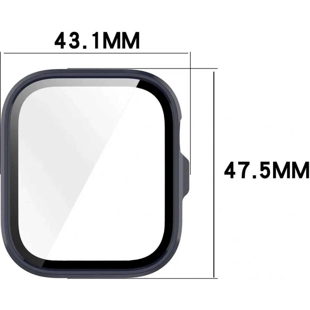 Hurtownia GSM - Etui ze szkłem do zegarka Bizon Case+Glass Watch do Huawei Watch Fit 4 Pro niebieskie - BIZ9475 - {ean13} - Hurt