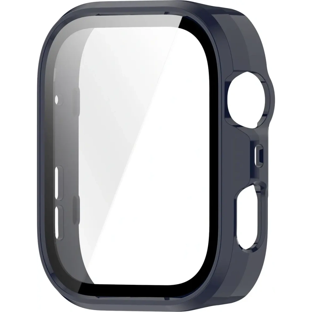 Hurtownia GSM - Etui ze szkłem do zegarka Bizon Case+Glass Watch do Huawei Watch Fit 4 Pro niebieskie - BIZ9475 - {ean13} - Hurt