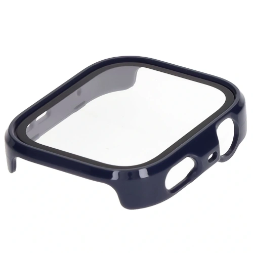 Etui ze szkłem do zegarka Bizon Case+Glass Watch do Huawei Watch Fit 4 Pro niebieskie