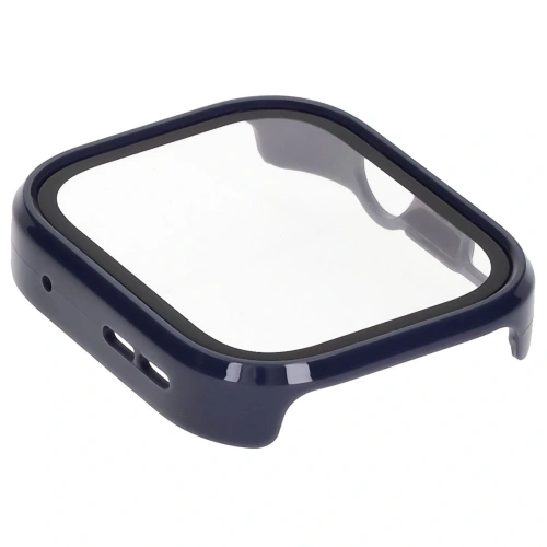 Etui ze szkłem do zegarka Bizon Case+Glass Watch do Huawei Watch Fit 4 Pro niebieskie