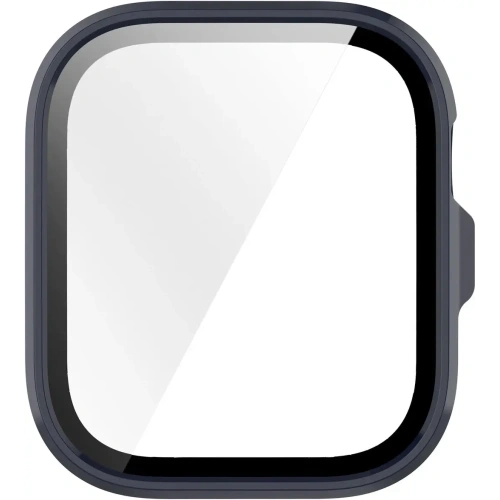 Etui ze szkłem do zegarka Bizon Case+Glass Watch do Huawei Watch Fit 4 Pro niebieskie