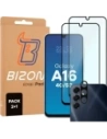 Bizon Edge 2 csomag 2x edzett üveg + 1x lencsevédő Samsung Galaxy A16 4G / 5G számára