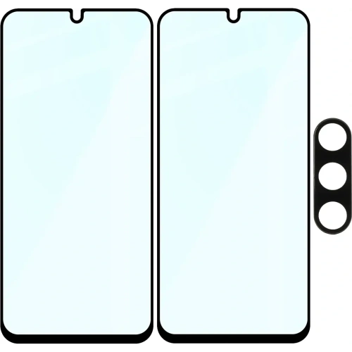 2x szkło na ekran + 1x szkło na aparat Bizon Edge 2 Pack do Samsung Galaxy A16 4G / 5G