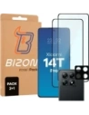 Bizon Edge 2 Pack 2x tvrzené sklo + 1x ochrana objektivu Xiaomi 14T Pro