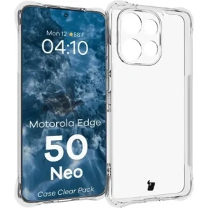 Wholesale Bizon Case Clear Pack case + 2x screen glass Motorola Edge 50 Neo - BIZ9478 - {ean13} - Hurt