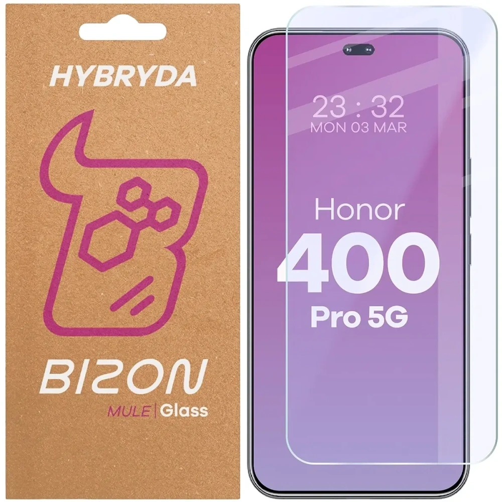 Hurtownia GSM - Elastyczne szkło hybrydowe Bizon Glass Mule do Honor 400 Pro - BIZ9479 - {ean13} - Hurt