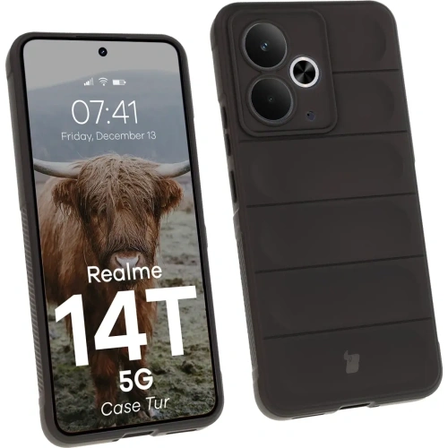 Pancerne etui Bizon Case Tur do Realme 14T 5G czarne