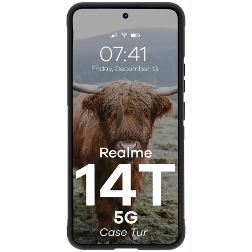 Pancerne etui Bizon Case Tur do Realme 14T 5G czarne