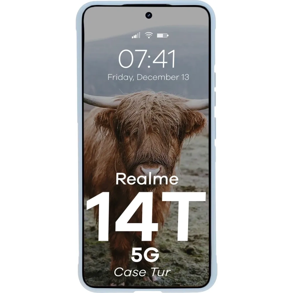 Bizon Case Tur Realme 14T 5G light blue