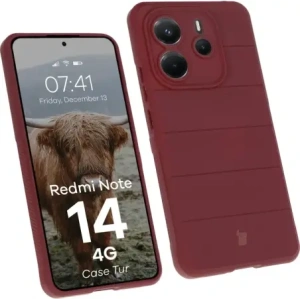 Wholesale Bizon Case Tur Xiaomi Redmi Note 14 4G burgundy - BIZ9482 - {ean13} - Hurt