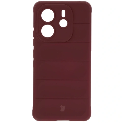 Pancerne etui Bizon Case Tur do Xiaomi Redmi Note 14 4G burgundowe