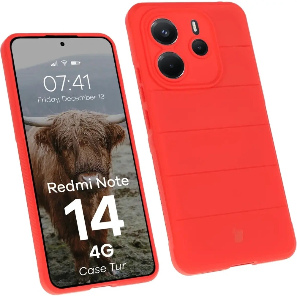 Hurtownia GSM - Bizon Case Tur Xiaomi Redmi Note 14 4G rot - BIZ9483 - {ean13} - Hurt