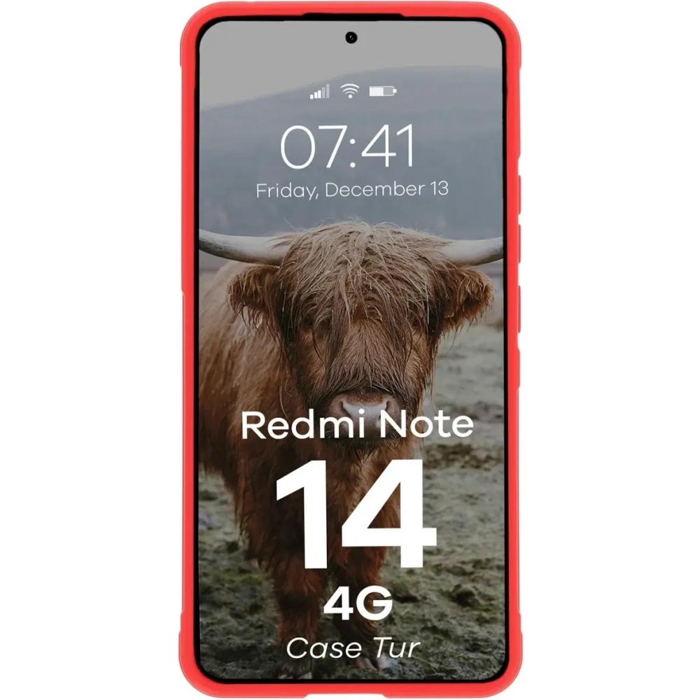 Hurtownia GSM - Bizon Case Tur Xiaomi Redmi Note 14 4G rot - BIZ9483 - {ean13} - Hurt
