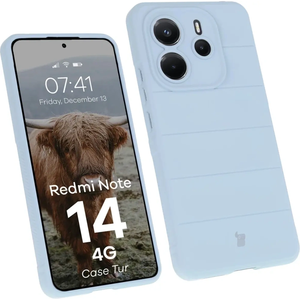 Hurtownia GSM - Pancerne etui Bizon Case Tur do Xiaomi Redmi Note 14 4G jasnoniebieskie - BIZ9484 - {ean13} - Hurt