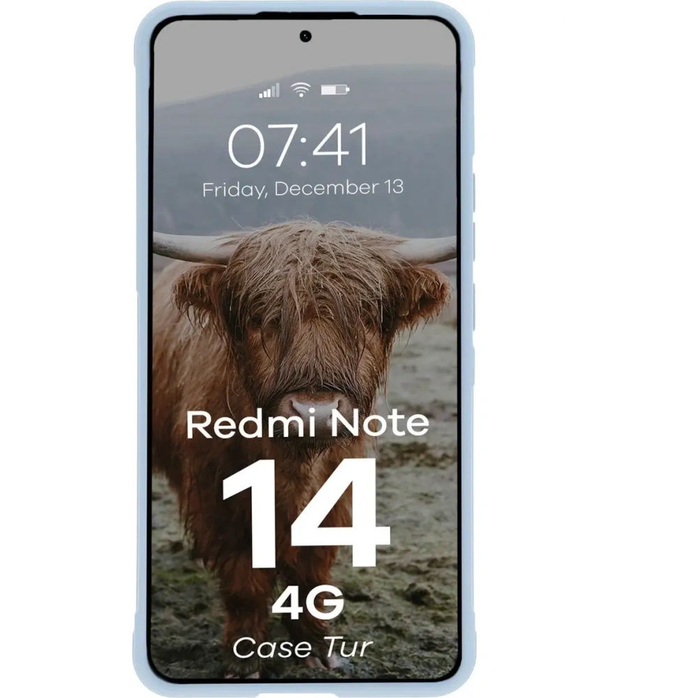 Hurtownia GSM - Pancerne etui Bizon Case Tur do Xiaomi Redmi Note 14 4G jasnoniebieskie - BIZ9484 - {ean13} - Hurt