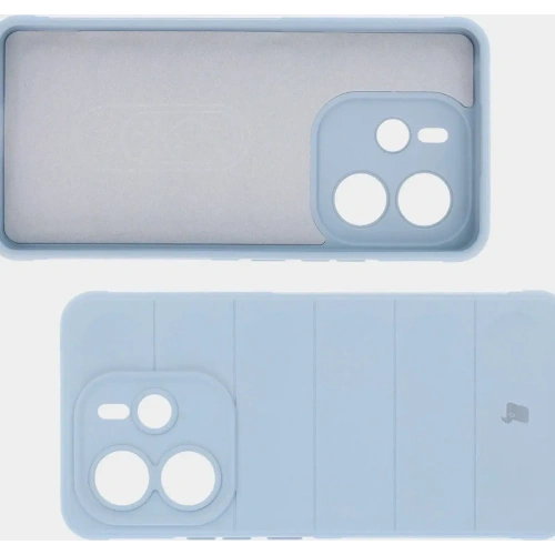 Pancerne etui Bizon Case Tur do Xiaomi Redmi Note 14 4G jasnoniebieskie