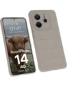 Bizon Case Tur Xiaomi Redmi Note 14 4G hellgrau