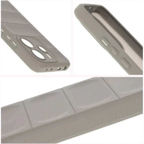 Pancerne etui Bizon Case Tur do Xiaomi Redmi Note 14 4G jasnoszare