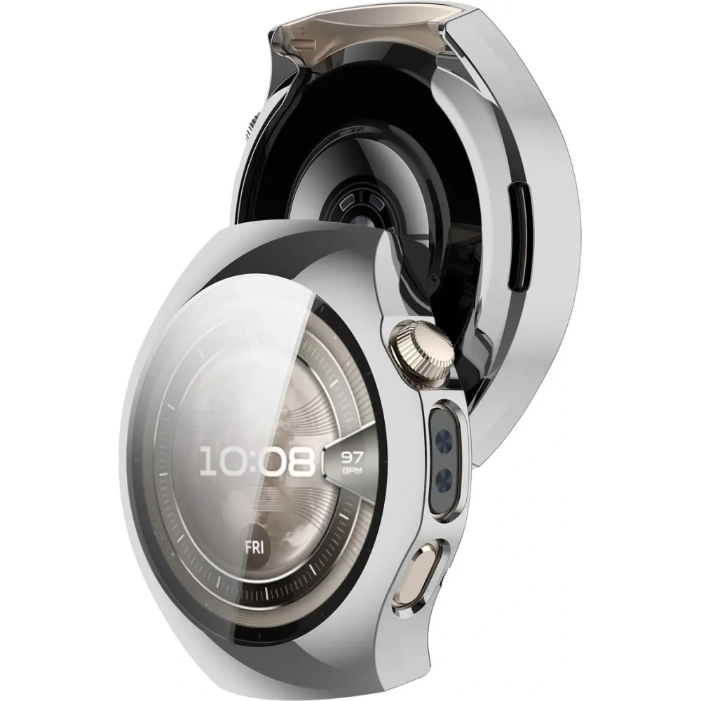 Hurtownia GSM - Etui z osłoną ekranu Bizon Case Watch Felipe do Huawei Watch 5 46mm srebrne - BIZ9486 - {ean13} - Hurt