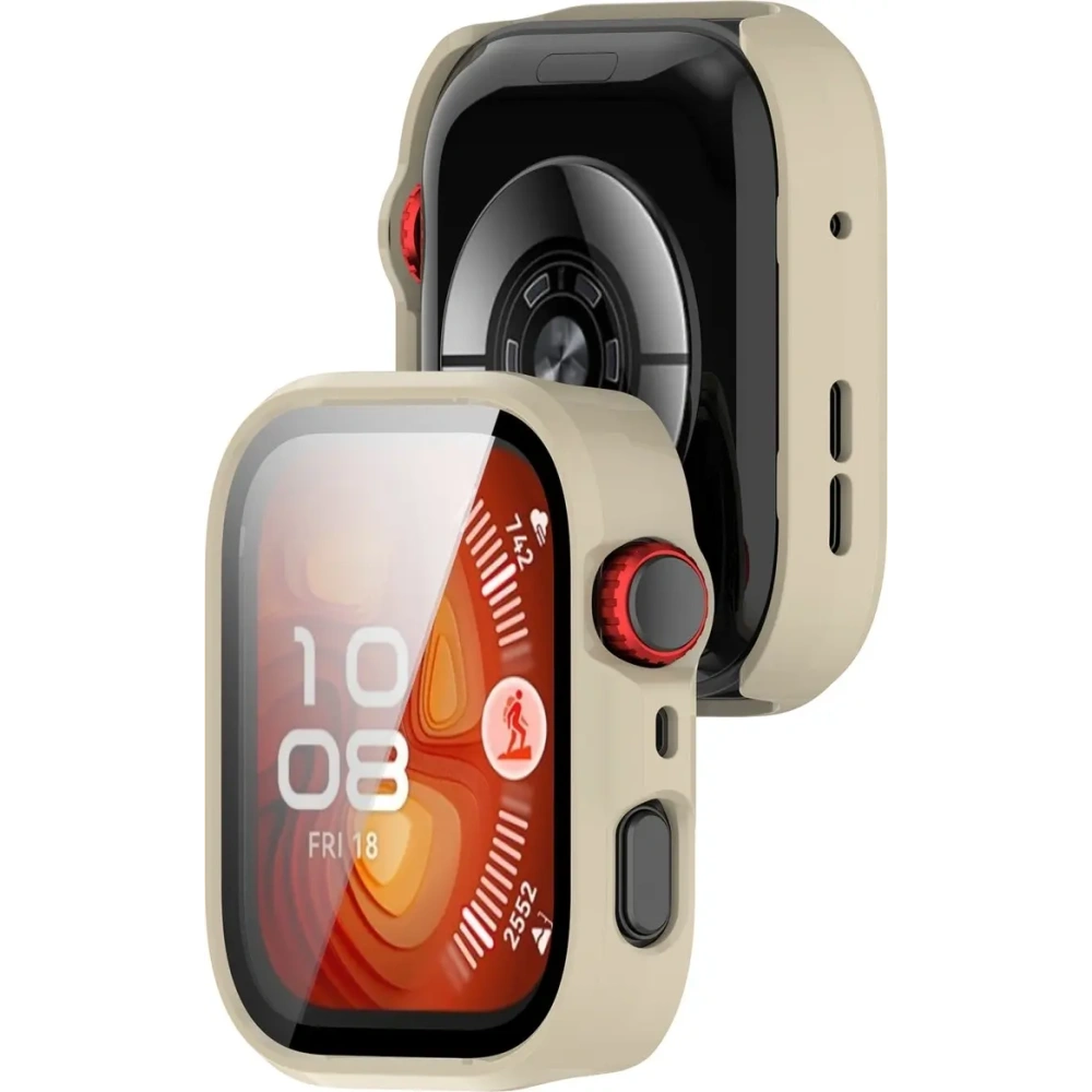 Hurtownia GSM - Bizon Case+Glass Uhr Huawei Watch Fit 4 Pro beige - BIZ9487 - {ean13} - Hurt