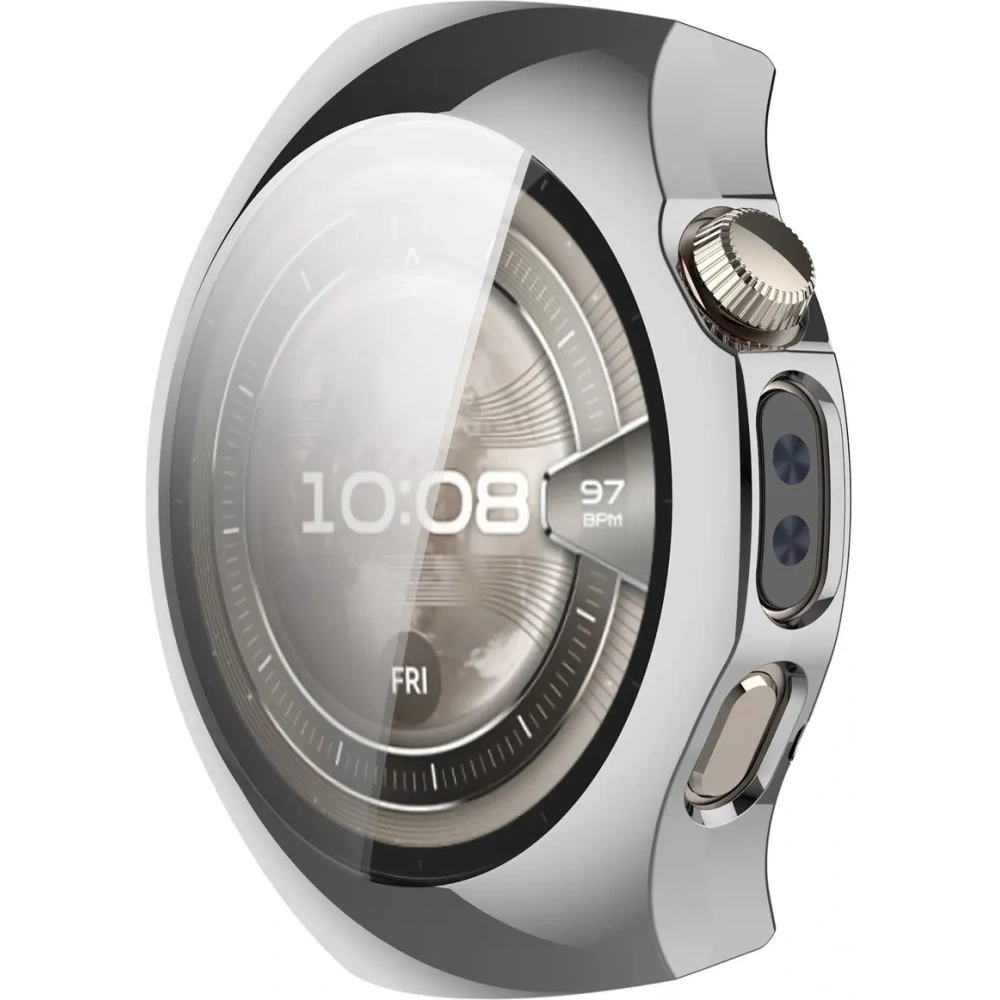 Hurtownia GSM - Etui z osłoną ekranu Bizon Case Watch Felipe do Huawei Watch 5 46mm srebrne - BIZ9486 - {ean13} - Hurt
