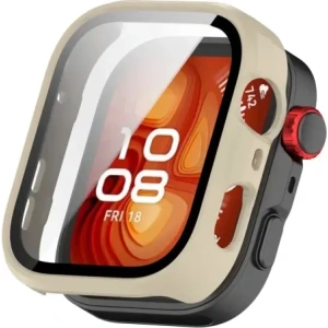 Wholesale Bizon Case+Glass Watch Huawei Watch Fit 4 Pro beige - BIZ9487 - {ean13} - Hurt