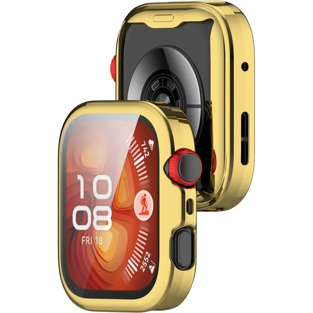 Hurtownia GSM - Etui z osłoną ekranu Bizon Case Watch Felipe do Huawei Watch Fit 4 Pro złote - BIZ9489 - {ean13} - Hurt