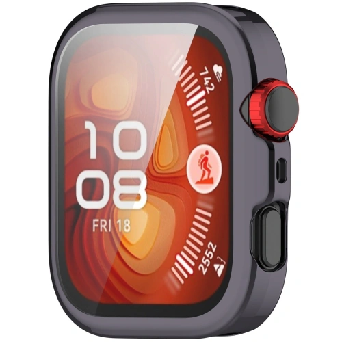 Etui z osłoną ekranu Bizon Case Watch Felipe do Huawei Watch Fit 4 Pro szare