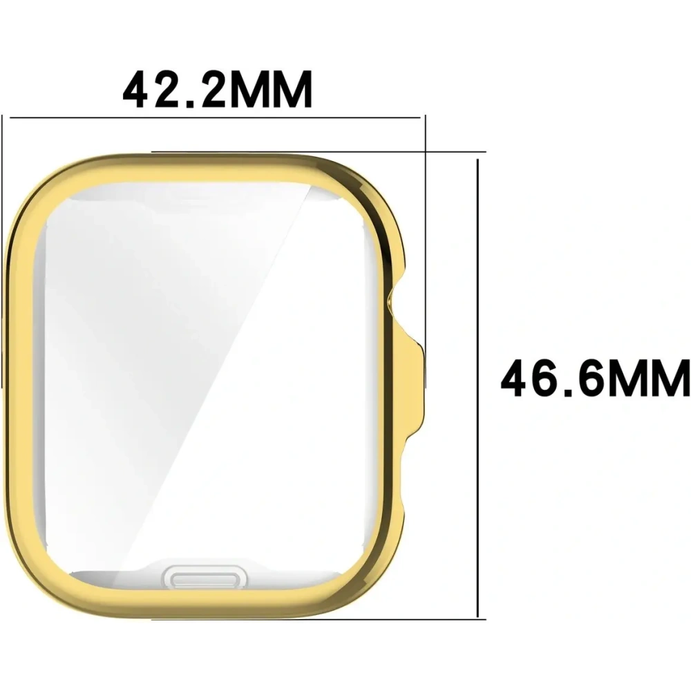 Hurtownia GSM - Etui z osłoną ekranu Bizon Case Watch Felipe do Huawei Watch Fit 4 Pro złote - BIZ9489 - {ean13} - Hurt