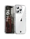 Etui Bizon Case Halo do Apple iPhone 16 Pro przezroczyste