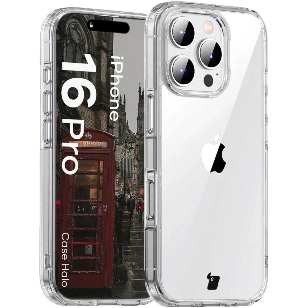 Hurtownia GSM - Etui Bizon Case Halo do Apple iPhone 16 Pro przezroczyste - BIZ9494 - {ean13} - Hurt