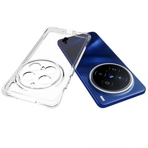 Elastyczne etui Bizon Case Salpa do Vivo X200 Pro przezroczyste