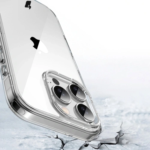 Etui Bizon Case Halo do Apple iPhone 16 Pro przezroczyste