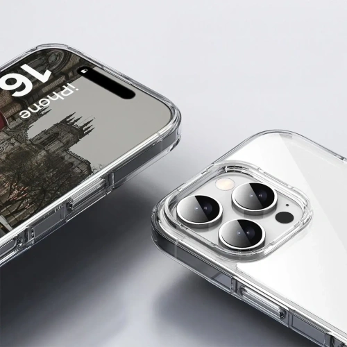 Etui Bizon Case Halo do Apple iPhone 16 Pro Max przezroczyste