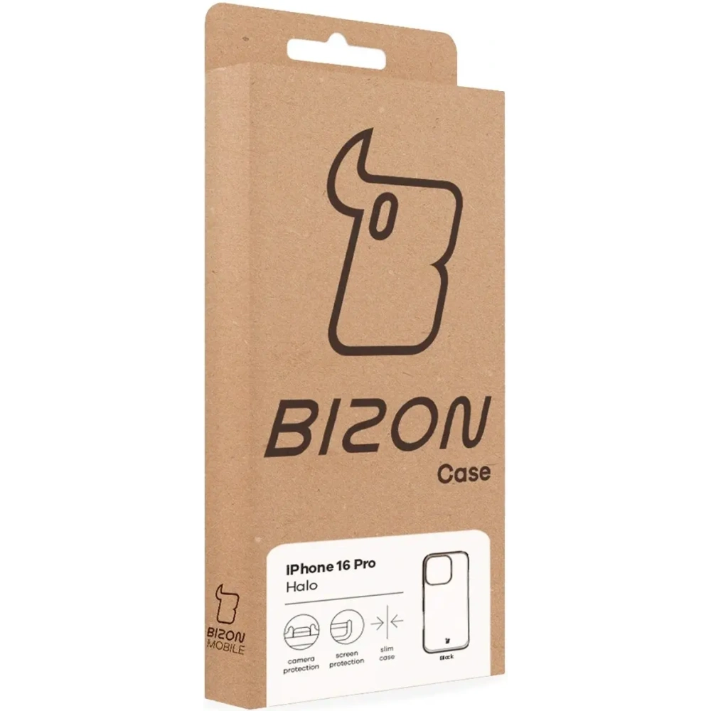 Hurtownia GSM - Bizon Case Halo Apple iPhone 16 Pro kouřově černý - BIZ9496 - {ean13} - Hurt