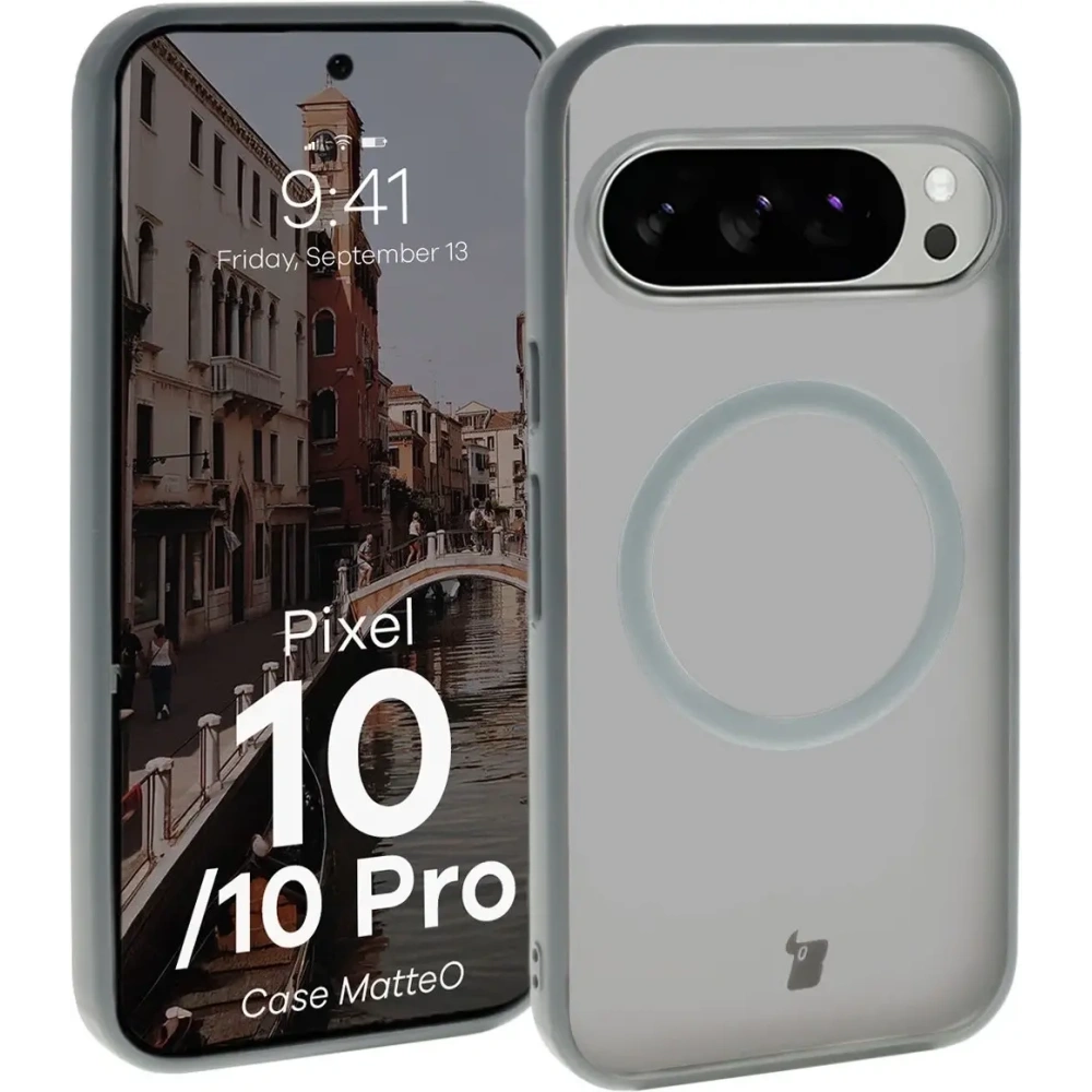 Hurtownia GSM - Bizon Case MatteO Magnetic Pixel 10 / 10 Pro kouřově šedá - BIZ9500 - {ean13} - Hurt