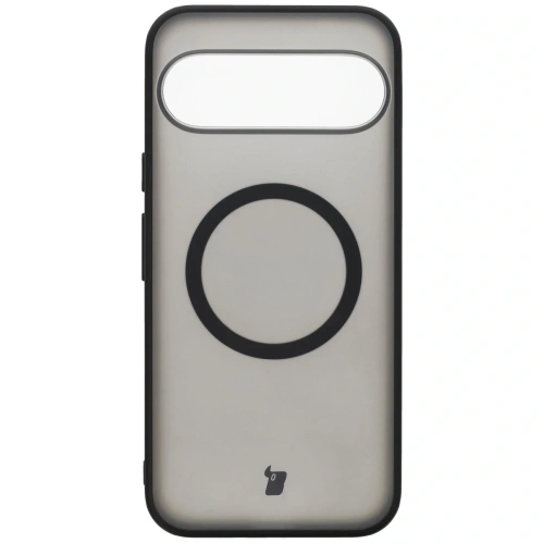 Etui z pierścieniem magnetycznym Bizon Case MatteO do Pixel 10 Pro XL przydymione-czarne