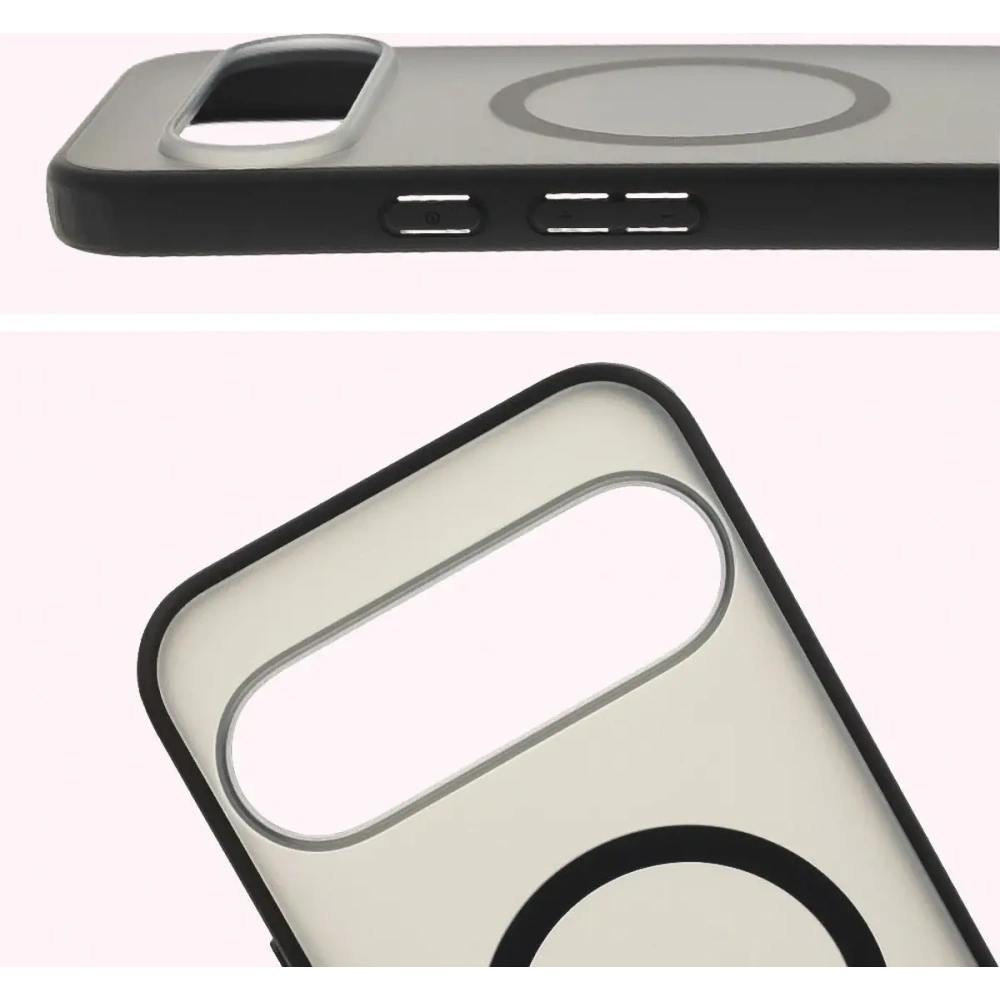 Hurtownia GSM - Etui z pierścieniem magnetycznym Bizon Case MatteO do Pixel 10 Pro XL przydymione-czarne - BIZ9501 - {ean13} - Hurt