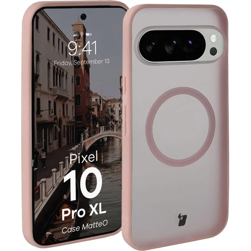 Hurtownia GSM - Bizon Case MatteO Magnetic Pixel 10 Pro XL füstös rózsaszín - BIZ9502 - {ean13} - Hurt