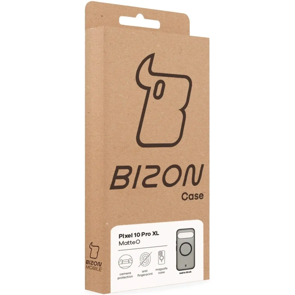 Hurtownia GSM - Etui z pierścieniem magnetycznym Bizon Case MatteO do Pixel 10 Pro XL przydymione-czarne - BIZ9501 - {ean13} - Hurt
