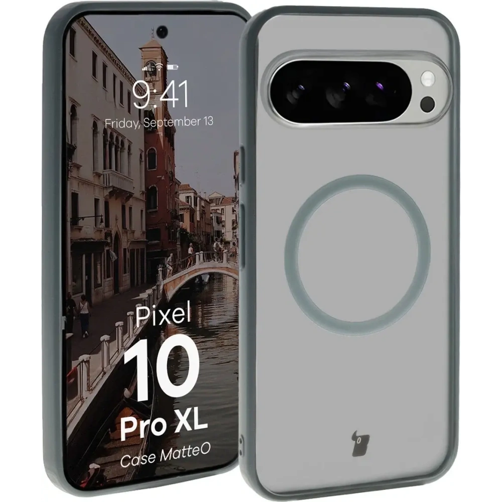Hurtownia GSM - Bizon Case MatteO Magnetic Pixel 10 Pro XL füstös szürke - BIZ9503 - {ean13} - Hurt