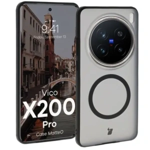 Wholesale Bizon Case MatteO Magnetic Vivo X200 Pro smoky black - BIZ9504 - {ean13} - Hurt