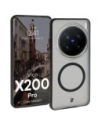Hurtownia GSM - Bizon Case MatteO Magnetic Vivo X200 Pro füstös fekete - BIZ9504 - {ean13} - Hurt