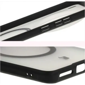 Hurtownia GSM - Etui z pierścieniem magnetycznym Bizon Case MatteO do Vivo X200 Pro przydymione-czarne - BIZ9504 - {ean13} - Hurt