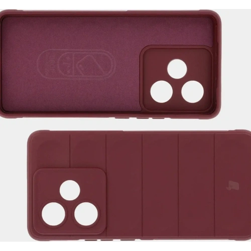 Pancerne etui Bizon Case Tur do Realme GT 7 / 7T burgundowe