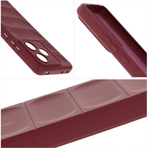 Pancerne etui Bizon Case Tur do Realme GT 7 / 7T burgundowe