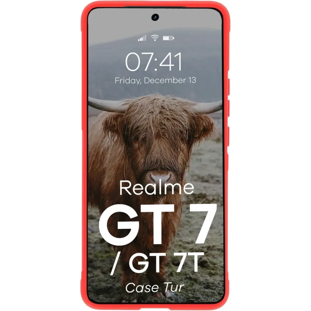 Hurtownia GSM - Pancerne etui Bizon Case Tur do Realme GT 7 / 7T czerwone - BIZ9509 - {ean13} - Hurt